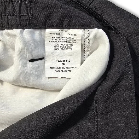 Men’s Big & Tall Size 58 Lee Performance Cargo Short Black - Picture 6 of 6